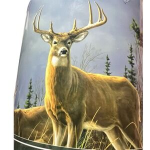 Wild Frontier DEER 50"x 60" Wilderness Plush Throw Soft Couch Blanket NEW